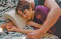 There’s Now a Curved Pillow That Lets You Cuddle Without Turning Your Arm Numb